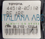 Centralina ABS TOYOTA, codici identificativi: 445100D110 895410D060 06210956223K