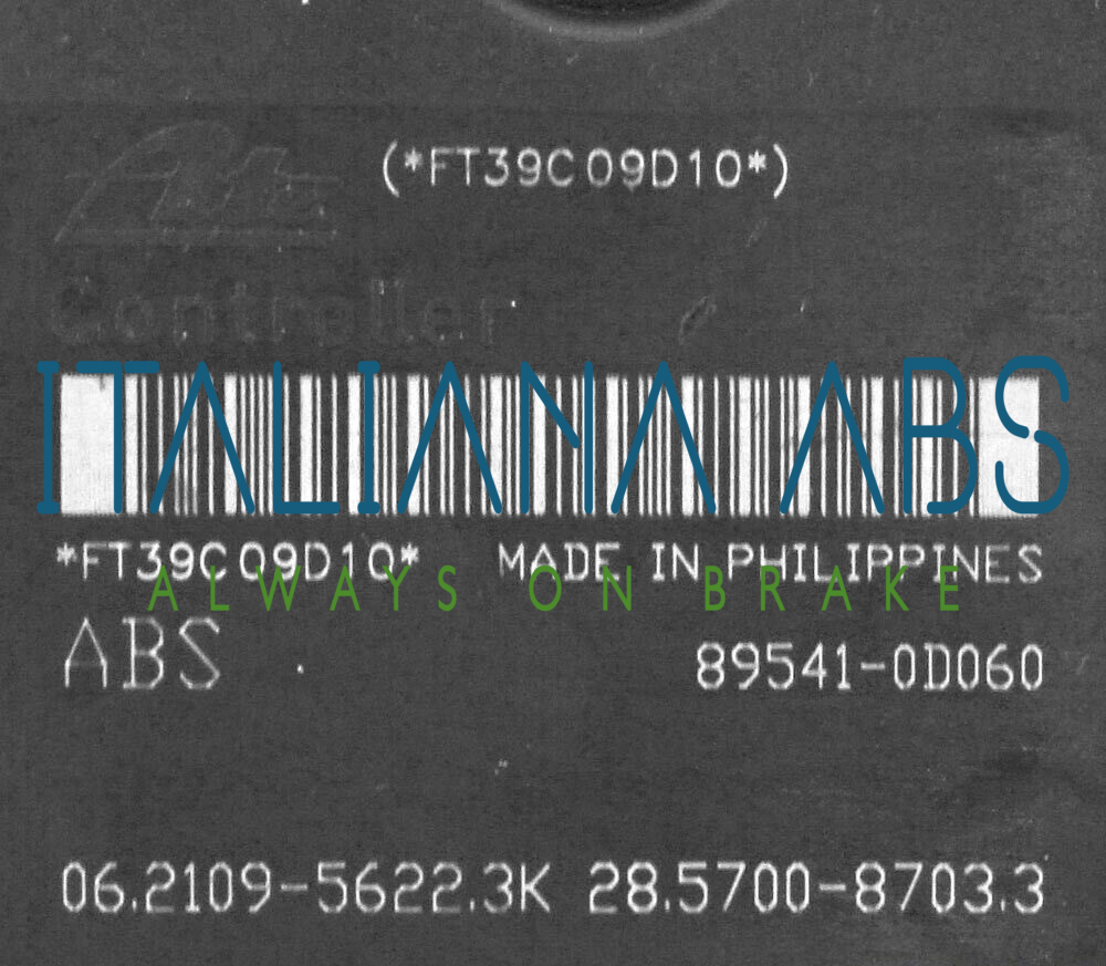 Centralina ABS TOYOTA, codici identificativi: 445100D110 895410D060 06210956223K