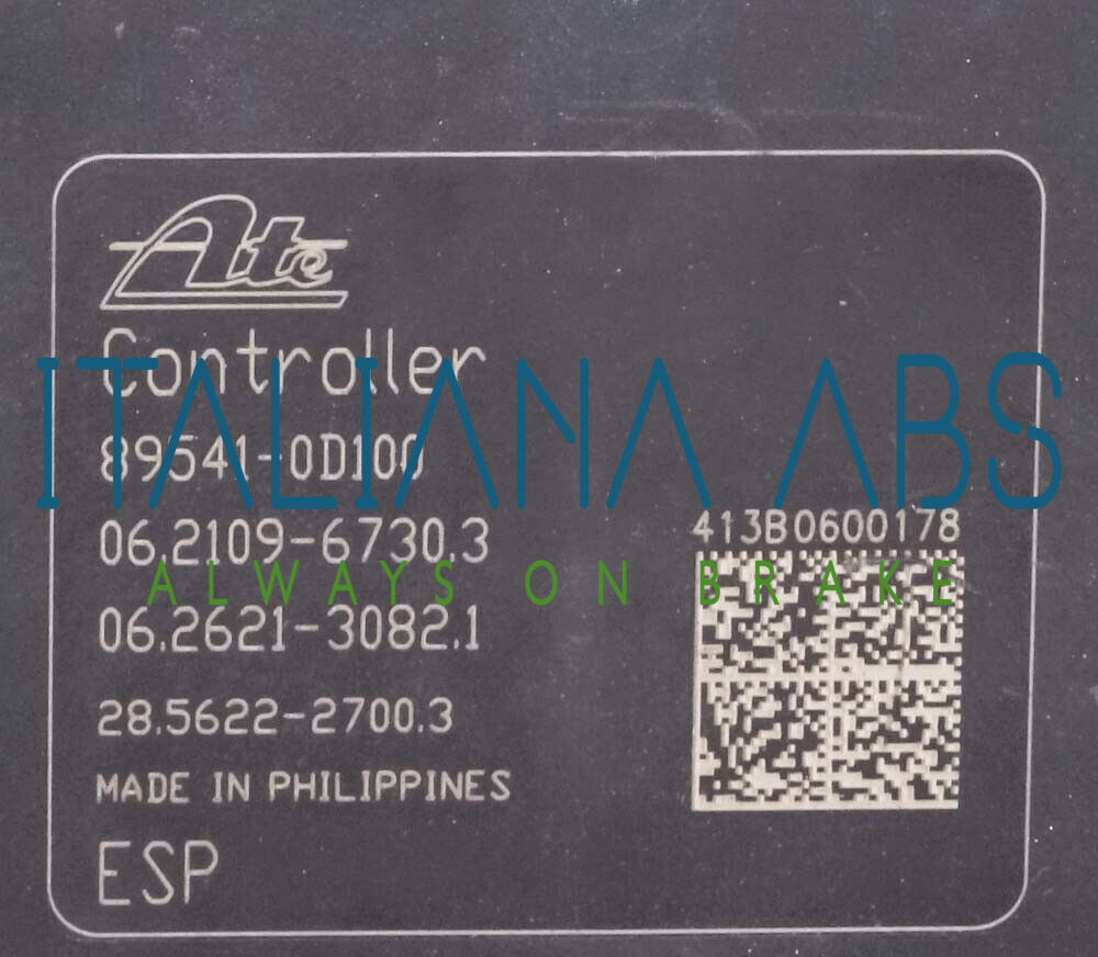 Centralina ABS TOYOTA, codici identificativi: 445400D020 895410D100 06210967303
