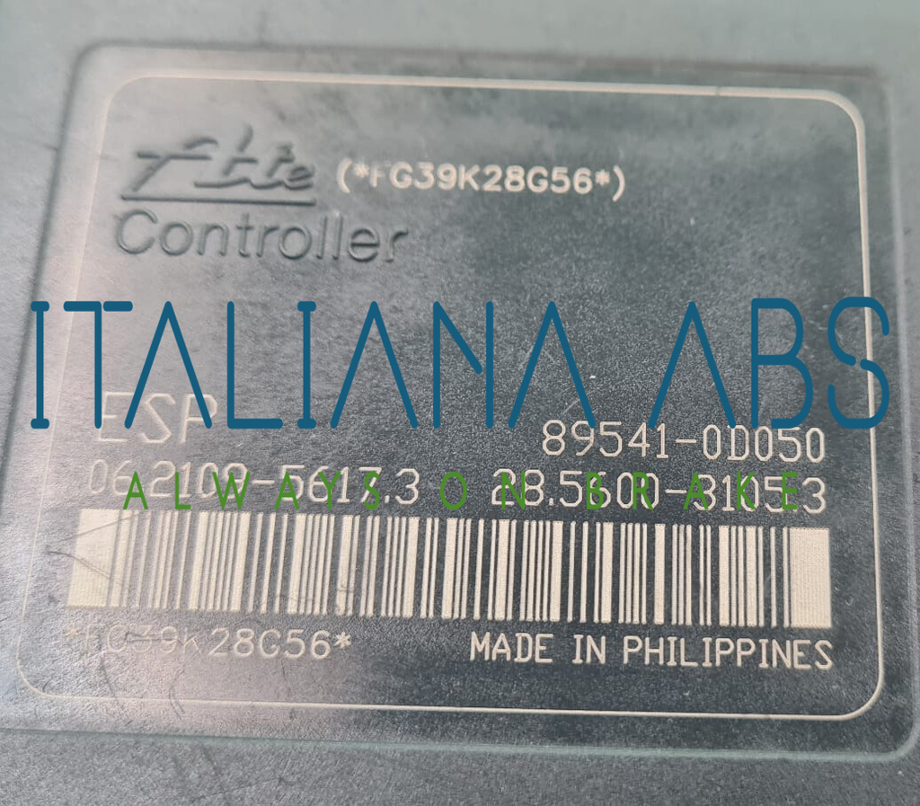 Centralina ABS TOYOTA, codici identificativi: 445400D040 06210212054 895410D050 06210956173