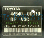 Centralina ABS TOYOTA, codici identificativi: 445400D110 06210217534 06210958563