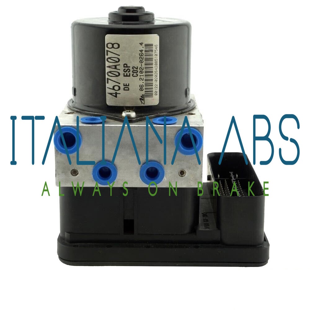 Centralina ABS MITSUBISHI, codici identificativi: 4670A078 06210202644 06210904313
