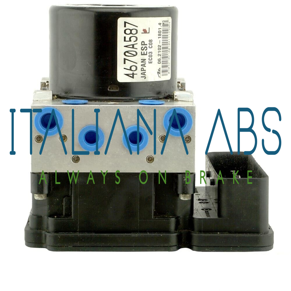 Centralina ABS MITSUBISHI, codici identificativi: 4670A587 06210958133 06261337071