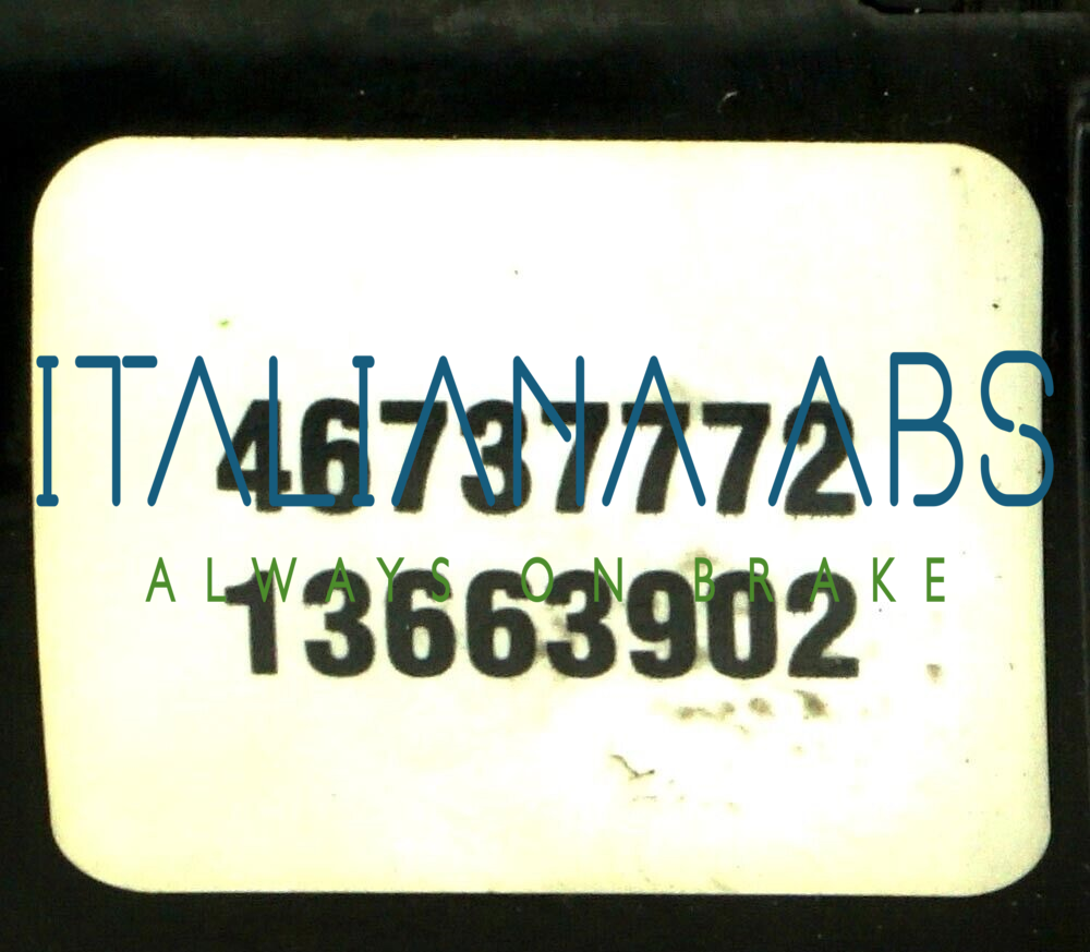 Centralina ABS LANCIA, codici identificativi: 46737772 13509202G 13663902