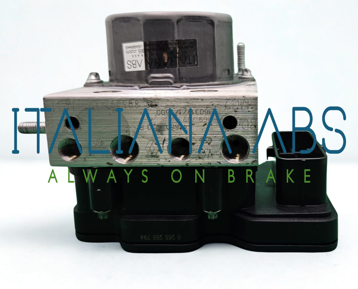 Centralina ABS RENAULT, codici identificativi: 476601203R 0265255794 0265956403
