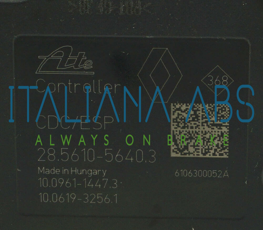 Centralina ABS RENAULT, codici identificativi: 476601563R 10021204664 10096114473