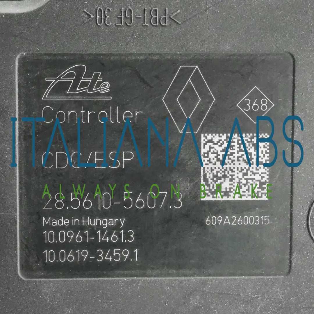 Centralina ABS RENAULT, codice identificativi: 476606075R 95CT2AAY2 28561056073