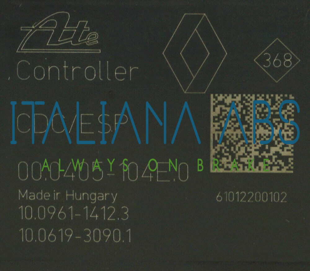 Centralina ABS RENAULT, codici identificativi: 476606264R 10021203464 10096114123