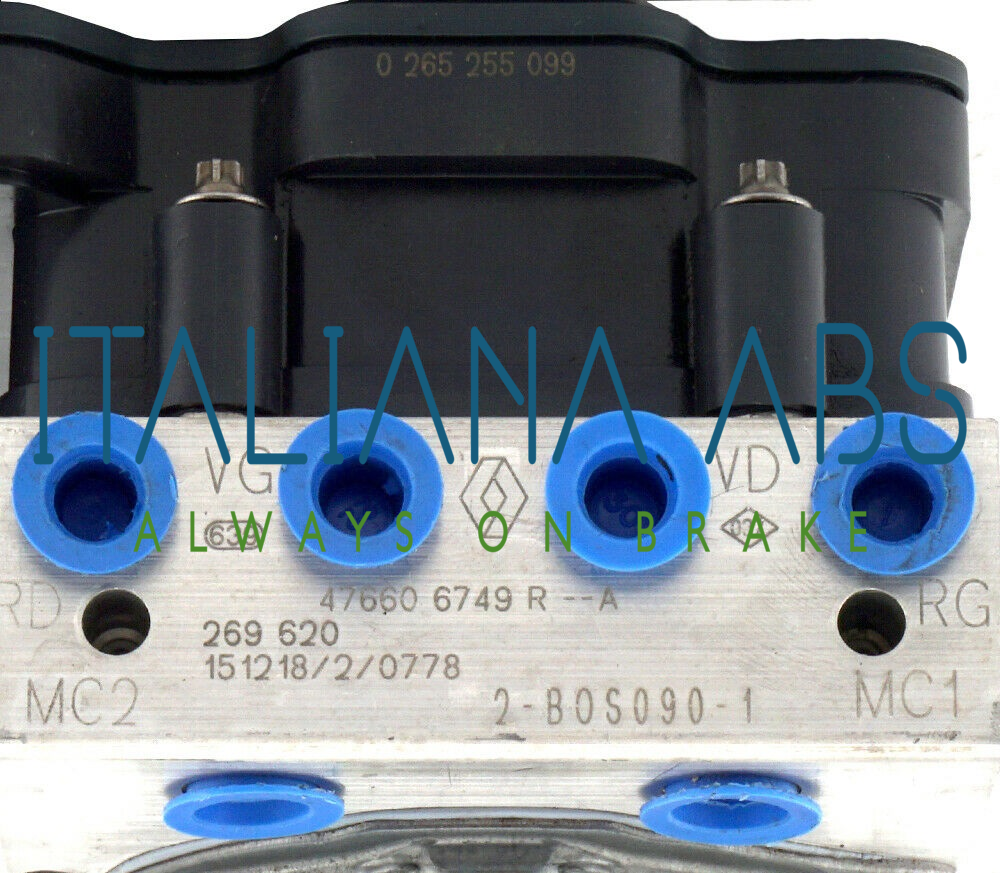Centralina ABS RENAULT, codici identificativi: 0265243683 476605492R 0265956285
