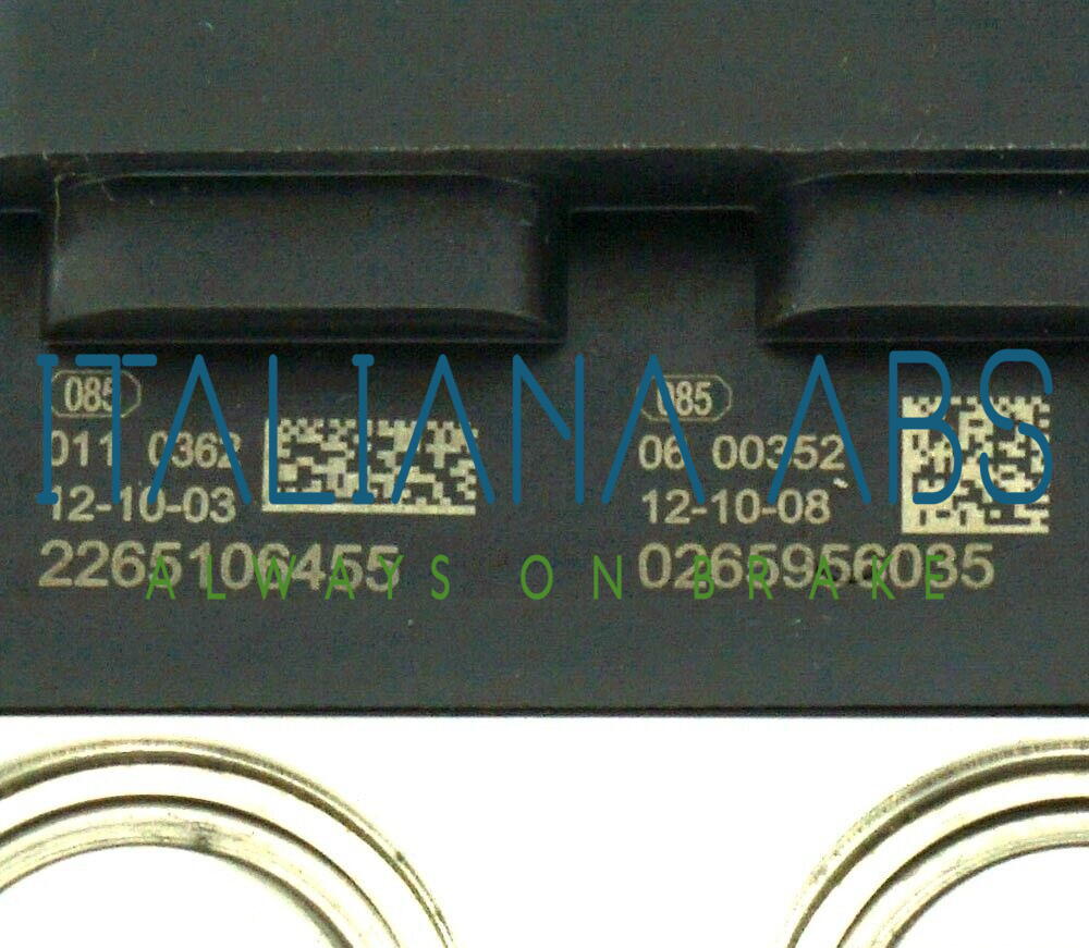 Centralina ABS RENAULT, codici identificativi: 476608428R 0265242152 0265956035