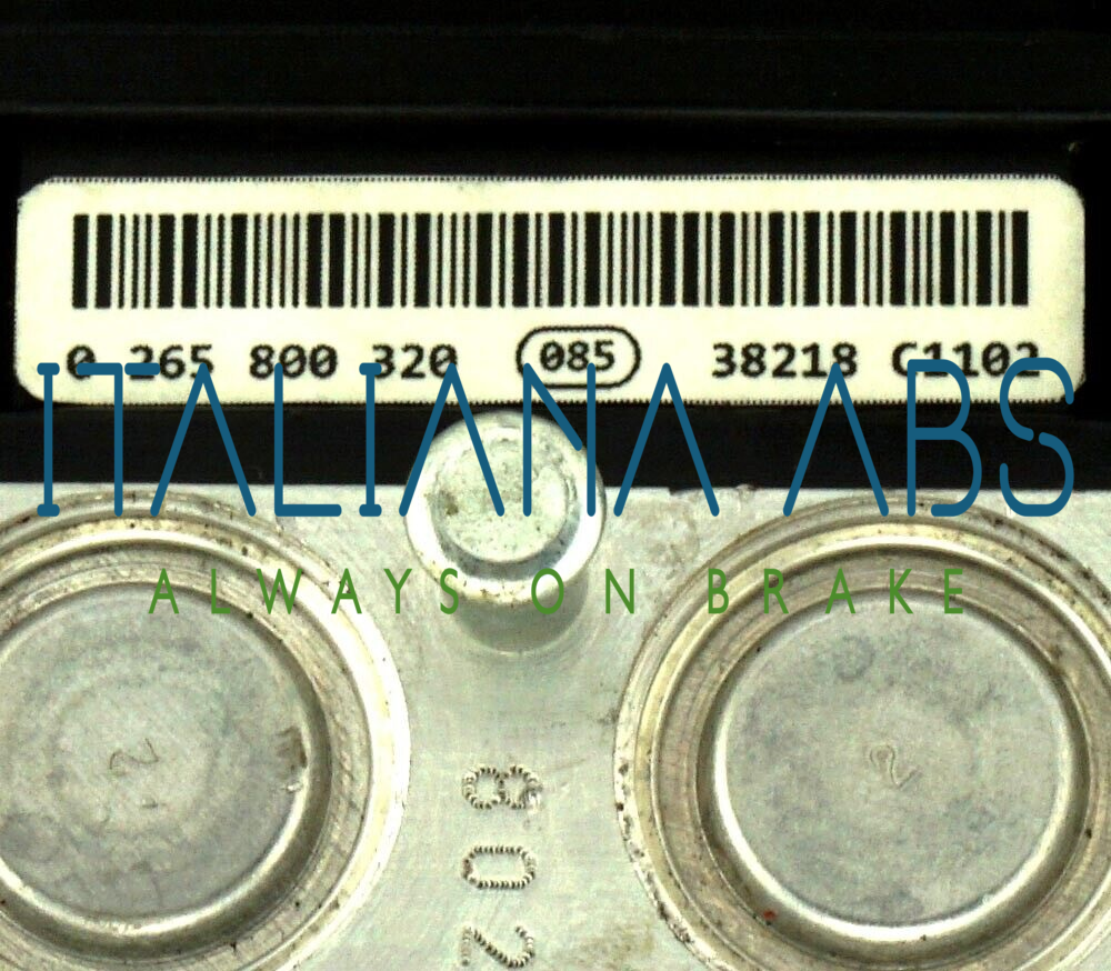 Centralina ABS NISSAN, codici identificativi: 47660AX600 0265231341 0265800320