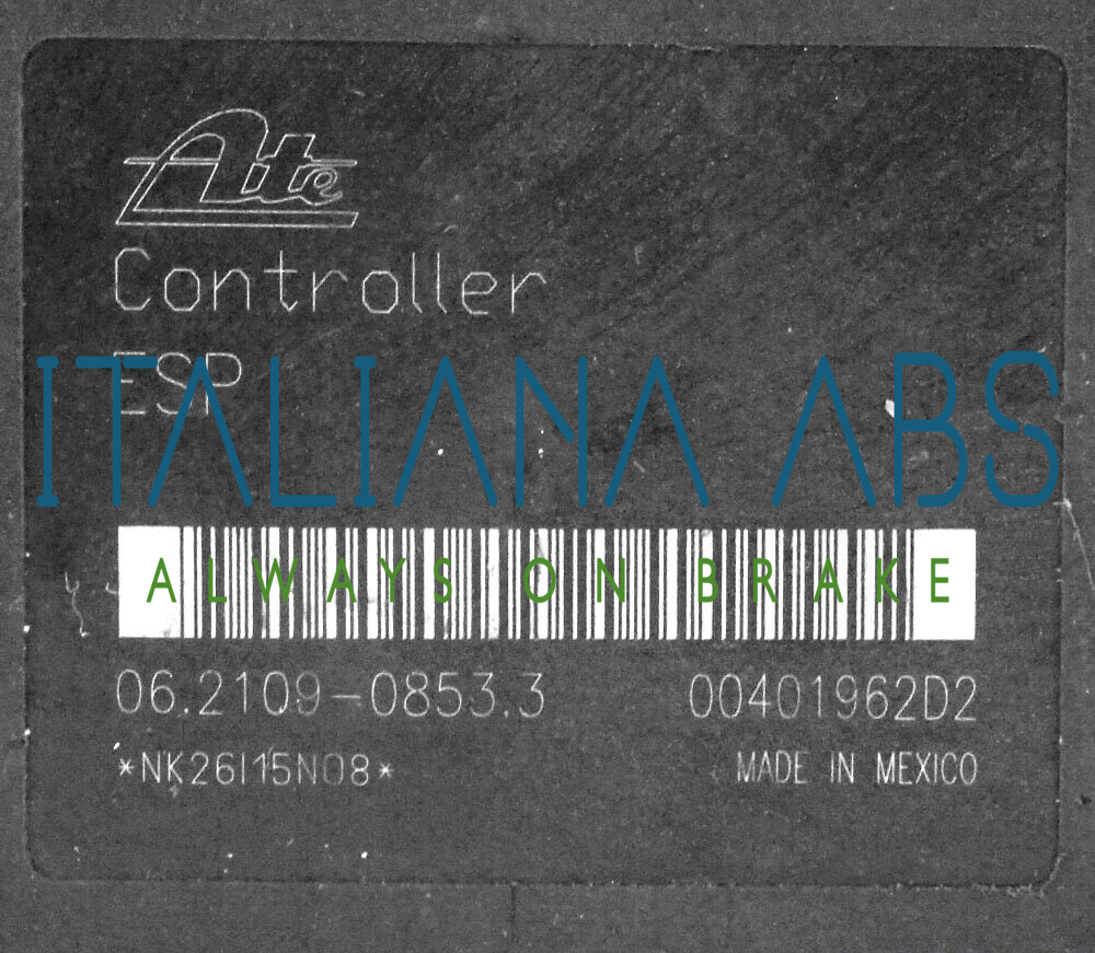 Centralina ABS SSANGYONG, codici identificativi: 4894009300 06210207394 06210908533