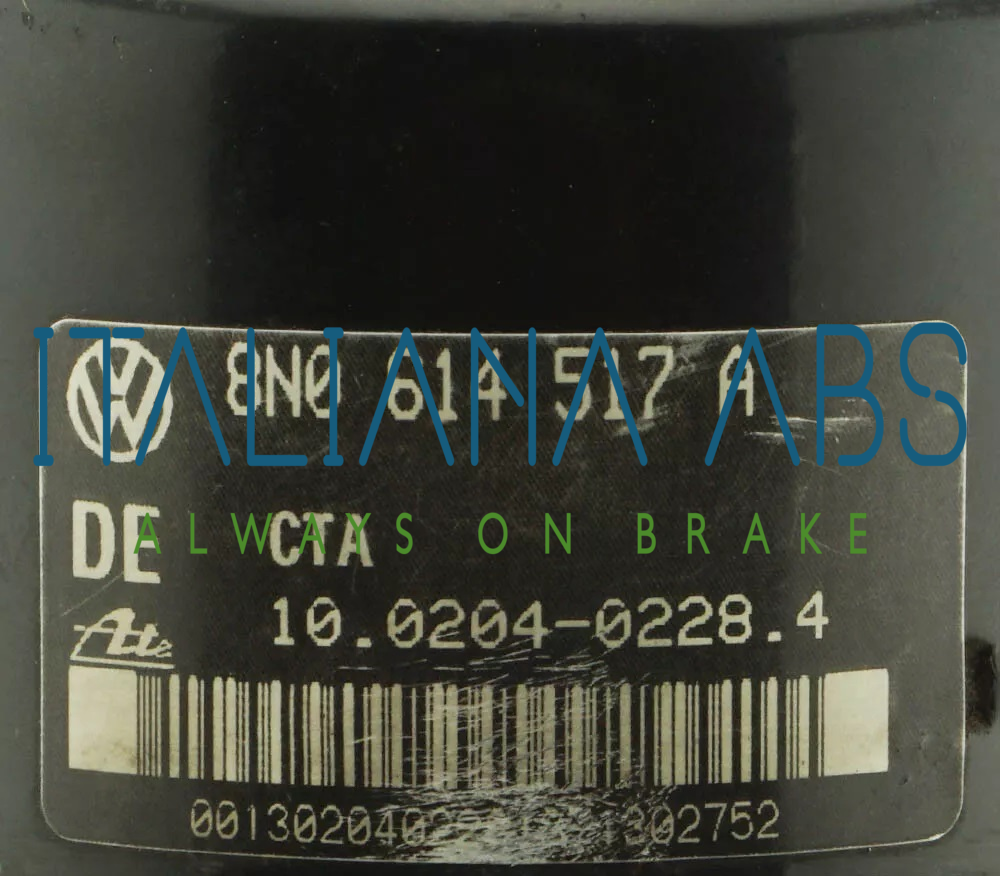 Centralina ABS AUDI, codici identificativi: 8N0614517A 8N0907379E 10094703123
