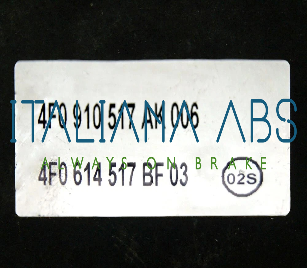 Centralina ABS AUDI, codici identificativi: 4F0614517BF 4F0910517AK 0265951761