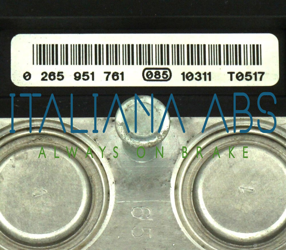 Centralina ABS AUDI, codici identificativi: 4F0614517BF 4F0910517AK 0265951761