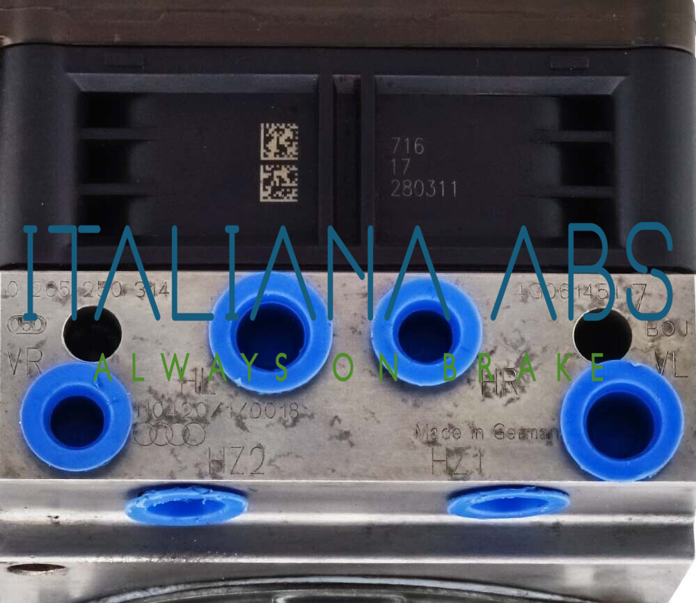 Centralina ABS AUDI, codici identificativi: 4G0614517 0265960353 4G0907379