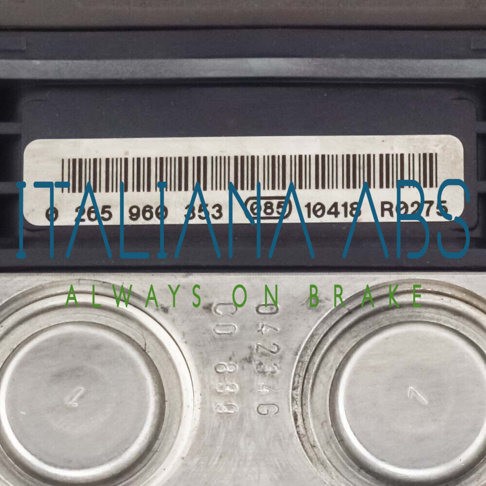 Centralina ABS AUDI, codici identificativi: 4G0614517 0265960353 4G0907379