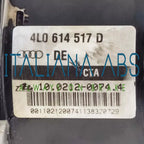 Centralina ABS AUDI, codici identificativi: 4L0614517D 10021200744 10092603093