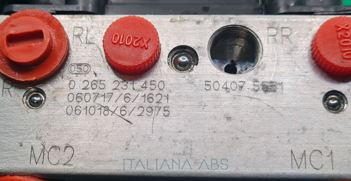 Centralina ABS Iveco Bosch 504075551 0265231450 0265800375 - foto 5
