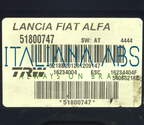 Centralina ABS FIAT, codici identificativi: 51800747 16234004 16234404F 54085218B