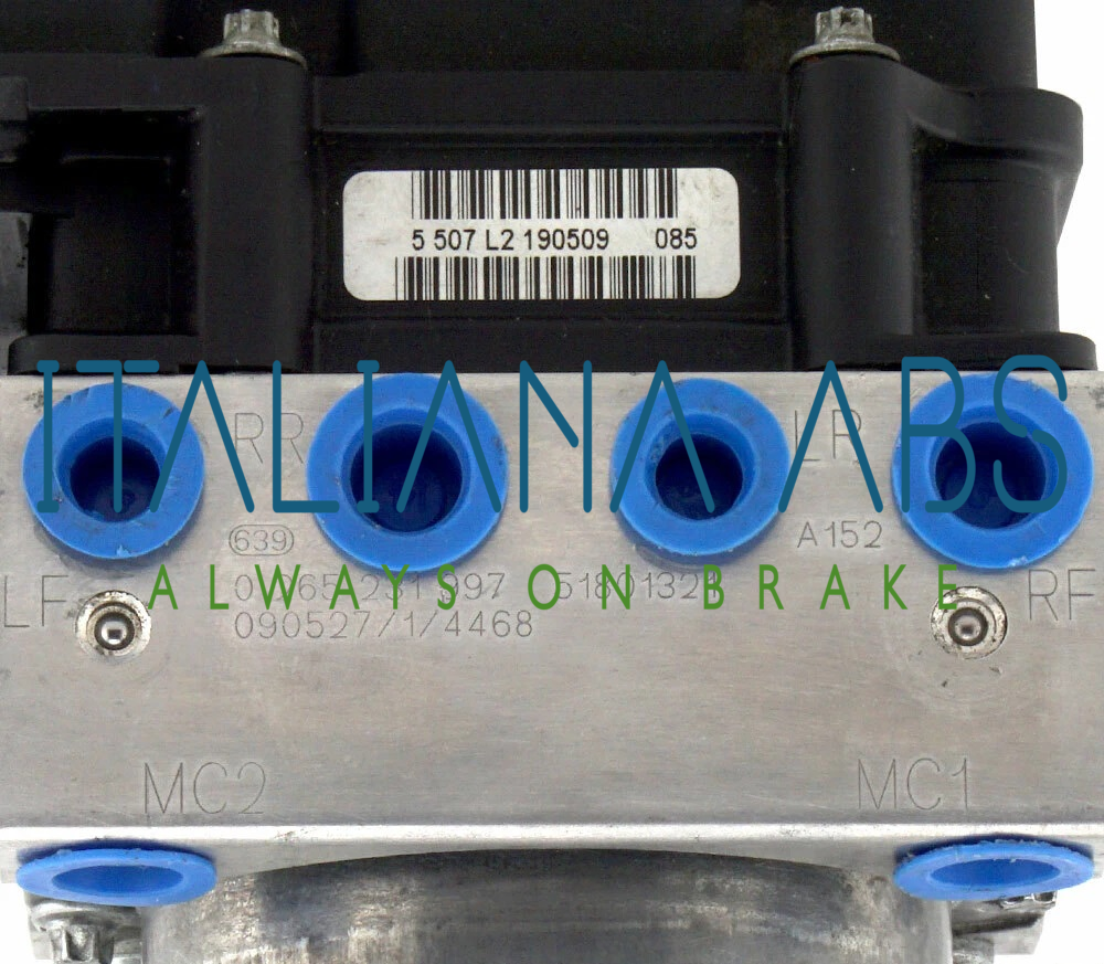 Centralina ABS FIAT PEUGEOT, codici identificativi: 51801321 0265231997 0265800662