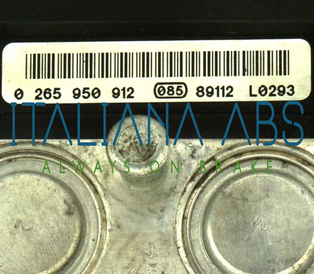 Centralina ABS Alfa Romeo, codici identificativi: 51807043 AR955 0265950912