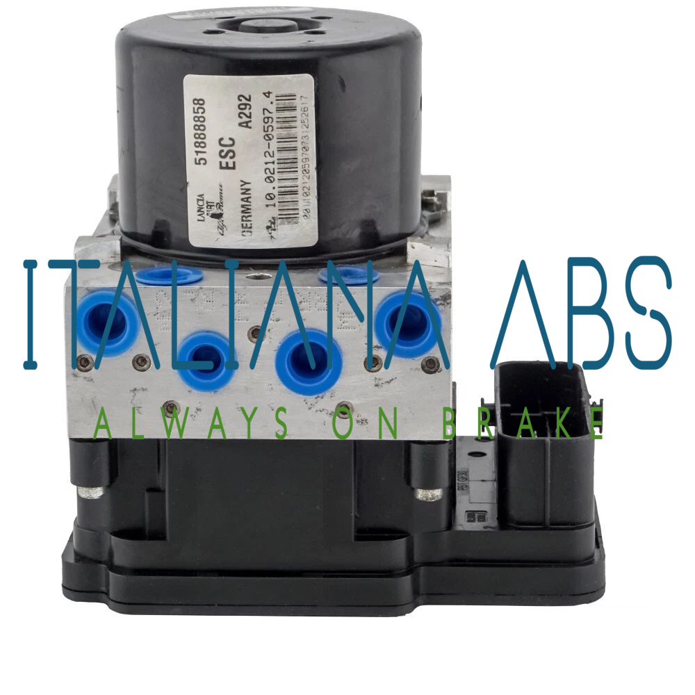 Centralina ABS FIAT, codici identificativi: 51888858 10021205974 10096116063