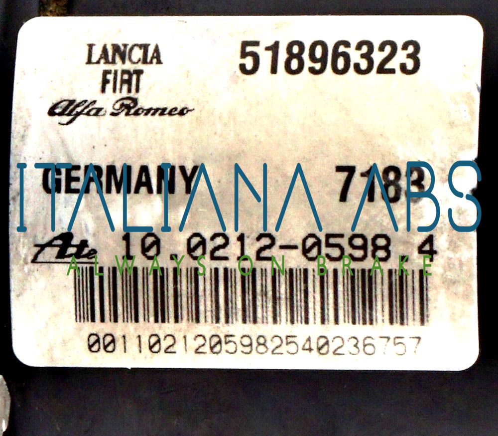Centralina ABS AUDI, codici identificativi: 8K0614517BT 8K0907379AC 0265950961