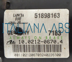Centralina ABS Alfa Romeo, codici identificativi: 51898163 10021206704 10096128073