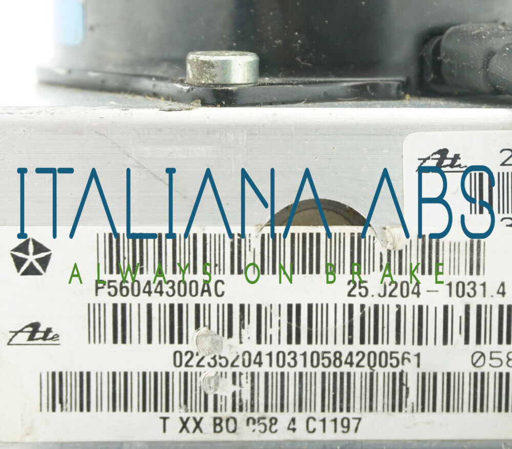 Centralina ABS JEEP, codici identificativi: 56041821AAC 25094602393 P56044300AC