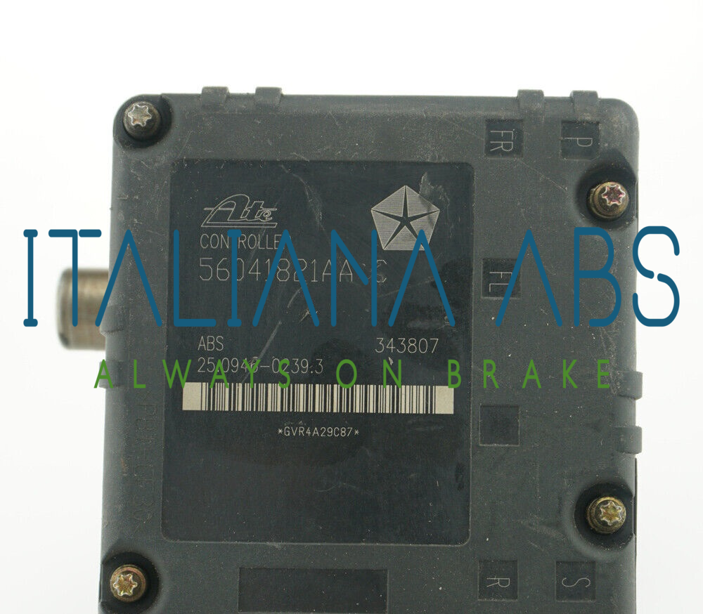 Centralina ABS JEEP, codici identificativi: 56041821AAC 25094602393 P56044300AC
