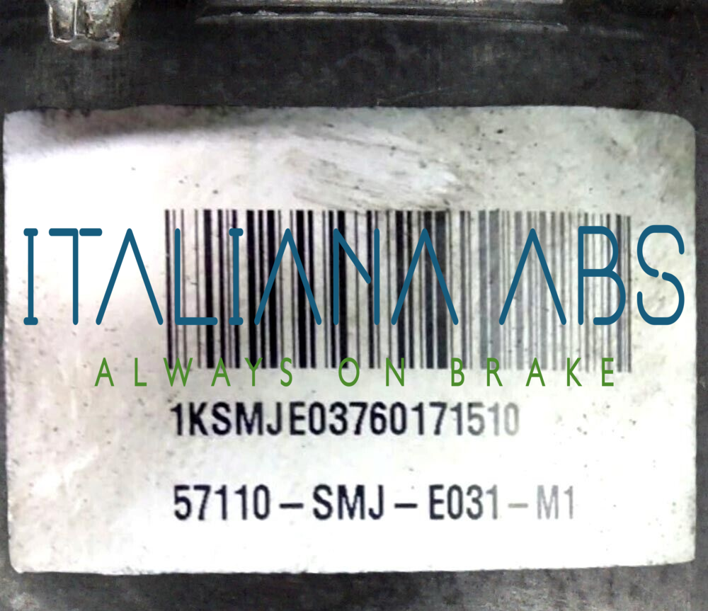 Centralina ABS HONDA, codici identificativi: 57110SMJE031M1 0265235073 0265950530