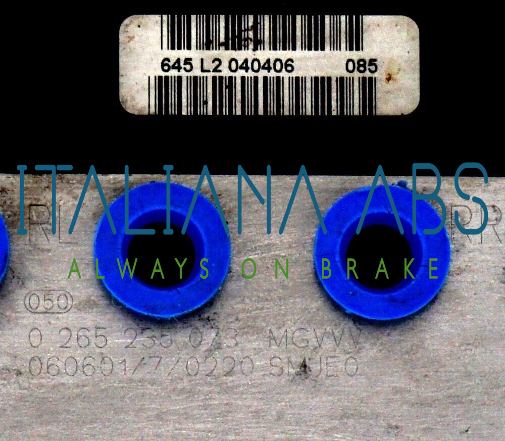 Centralina ABS HONDA, codici identificativi: 57110SMJE031M1 0265235073 0265950530