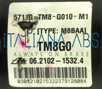 Centralina ABS HONDA, codici identificativi: 57110TM8G010M1 TM8G0 06210215324