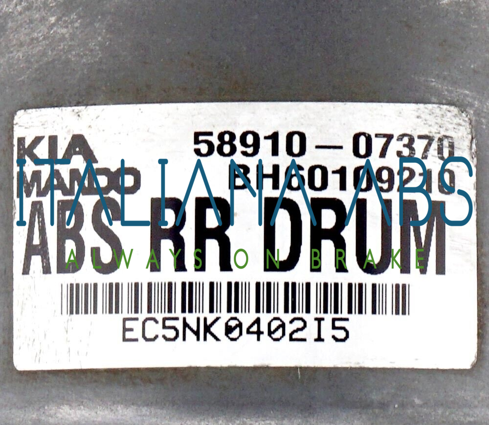 Centralina ABS KIA, codici identificativi: 5891007370 BH60109210