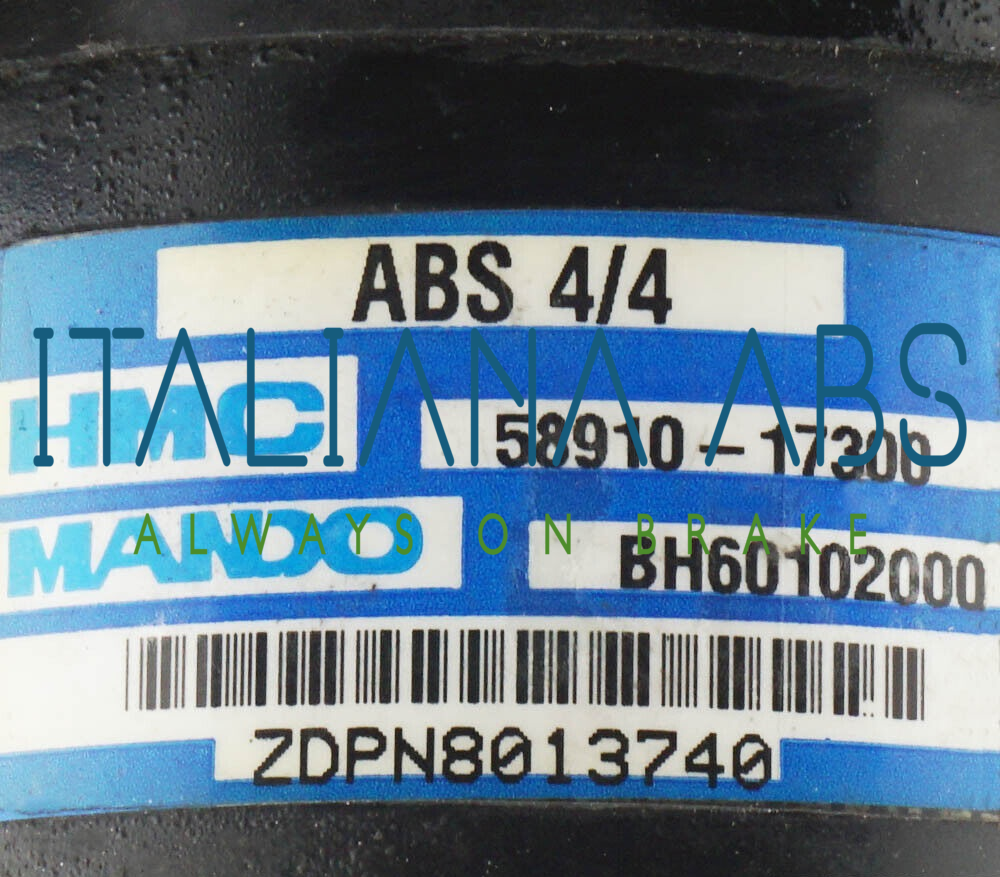 Centralina ABS HYUNDAI, codici identificativi: 5891017300 BH60102000 9566017000