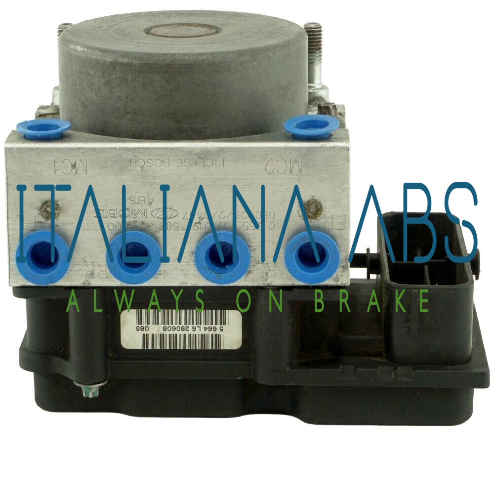 Centralina ABS HYUNDAI, codici identificativi: 589101J000 0265237019 0265800795