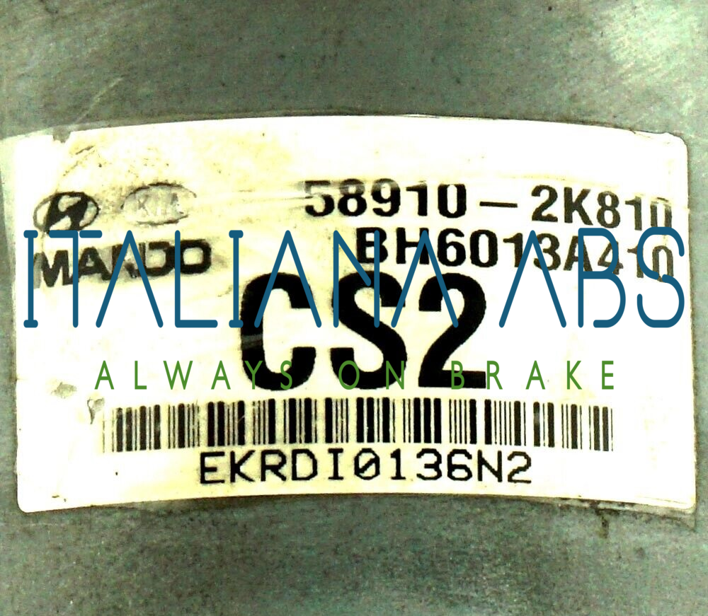 Centralina ABS KIA, codici identificativi: 589102K810 BH6013A410