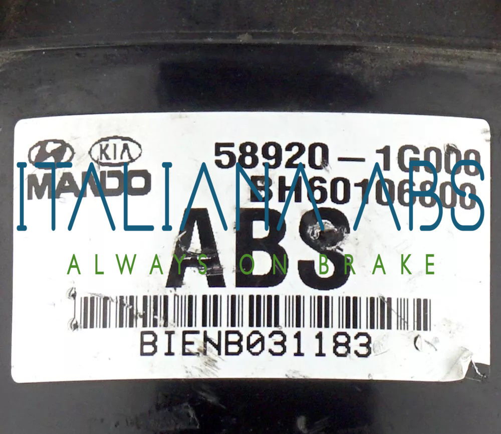 Centralina ABS HYUNDAI, codici identificativi: 589201G000 BH60106800