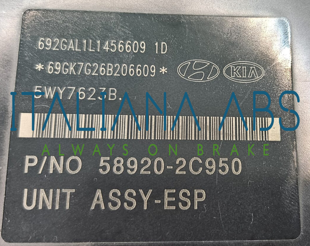 Centralina ABS HYUNDAI, codici identificativi: 589202C950 BH60136915