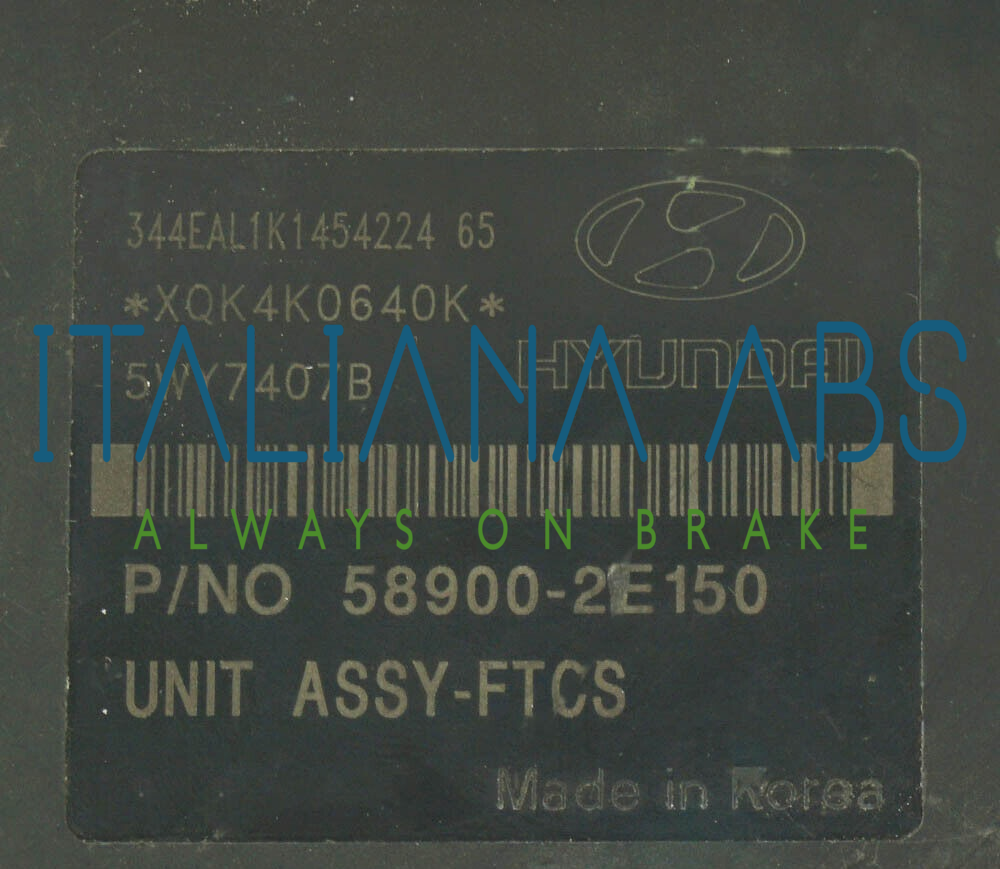 Centralina ABS HYUNDAI, codici identificativi: 589202E150 BH60123410 589002E150