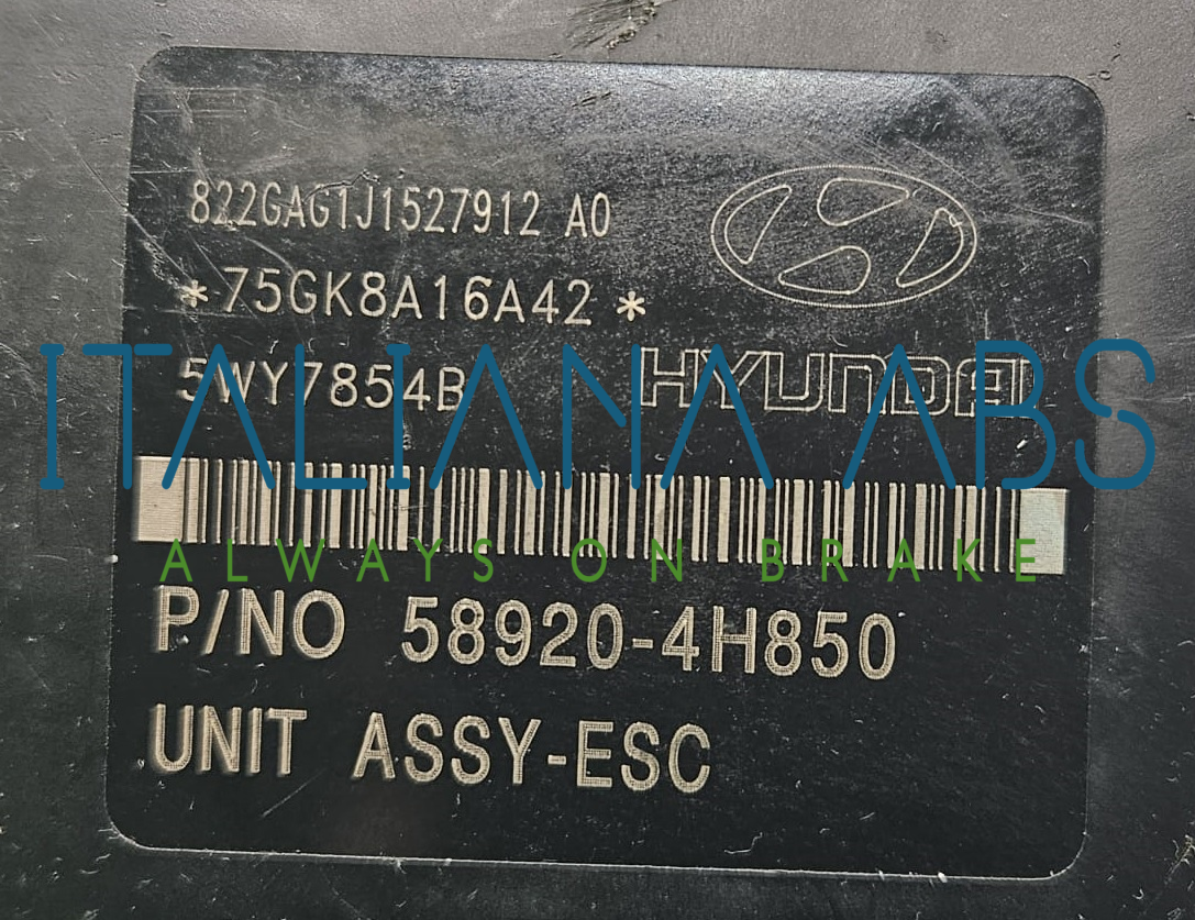 Centralina ABS HYUNDAI, codici identificativi: 589204H850 BH60138210