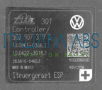 Centralina ABS VW, codici identificativi: 5C0614517B 3QT 5C0907379C 10096103663