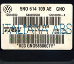 Centralina ABS AUDI, codici identificativi: 5N0614109AE 17618850 54085953B