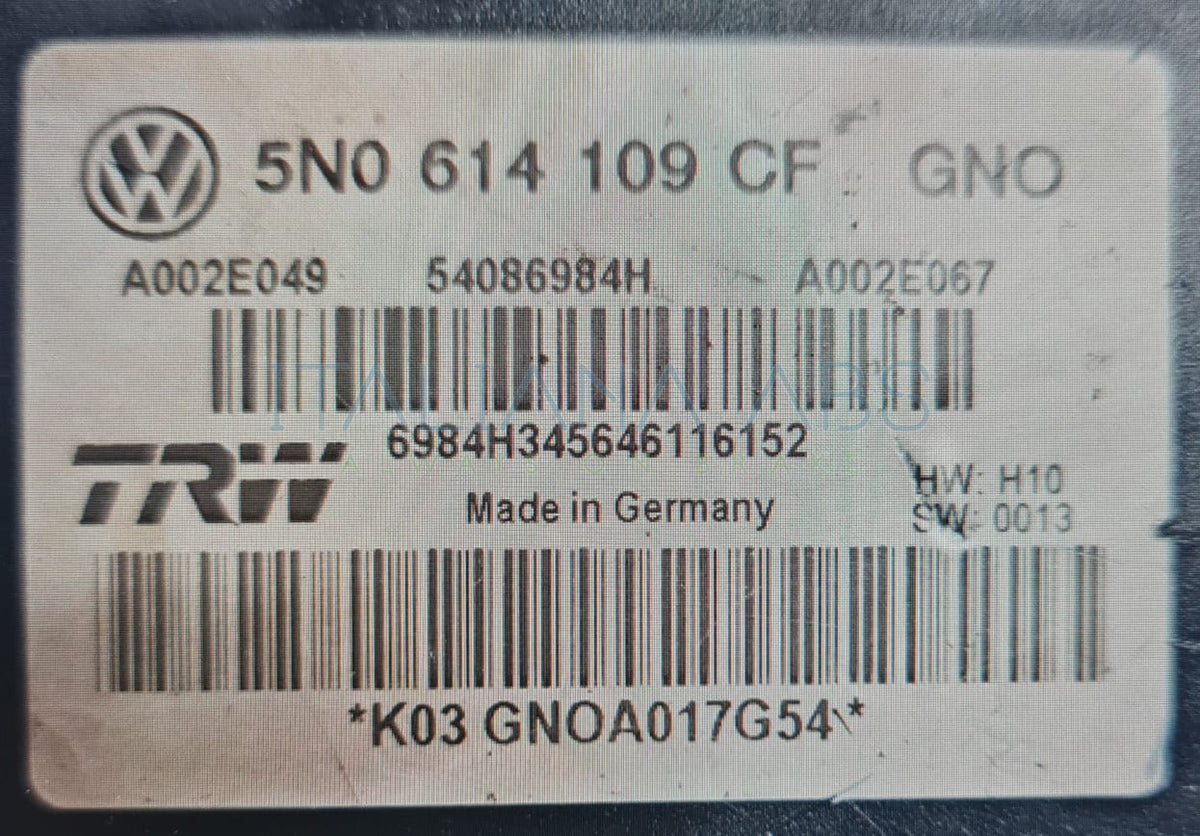 Centralina ABS SEAT Alhambra VW Sharan 5N0614109CF A002E049 54086984H A002E067 - foto 5