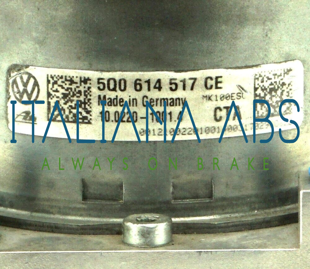 Centralina ABS VW, codici identificativi: 5Q0614517CE 10022010014 10091643333