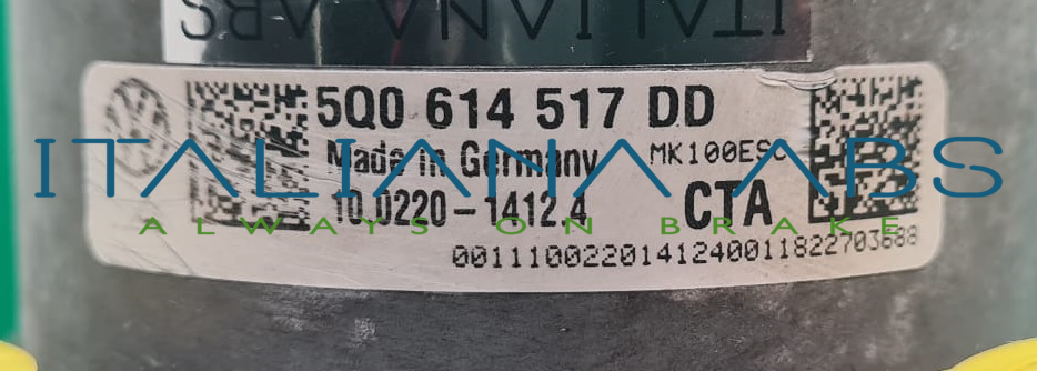 Centralina ABS VW, codici identificativi: 5Q0614517DD 5Q0614517DD 10022014124 10091653653