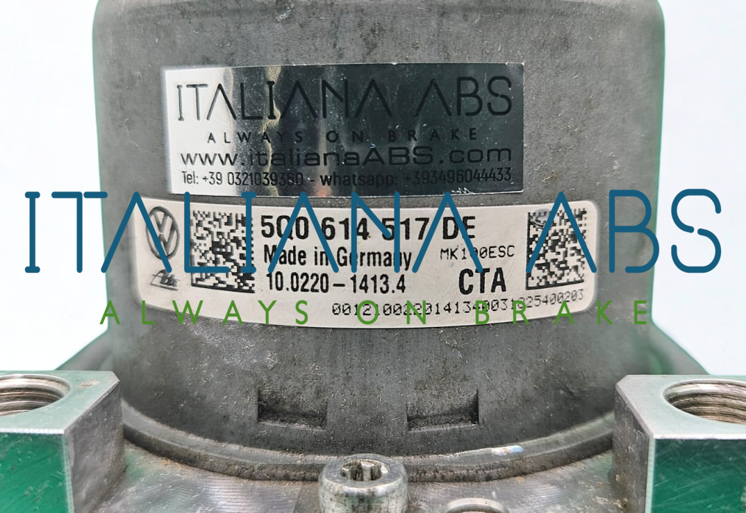 Centralina ABS VW, codici identificativi: 5Q0614517DE 10091653663 10022014134