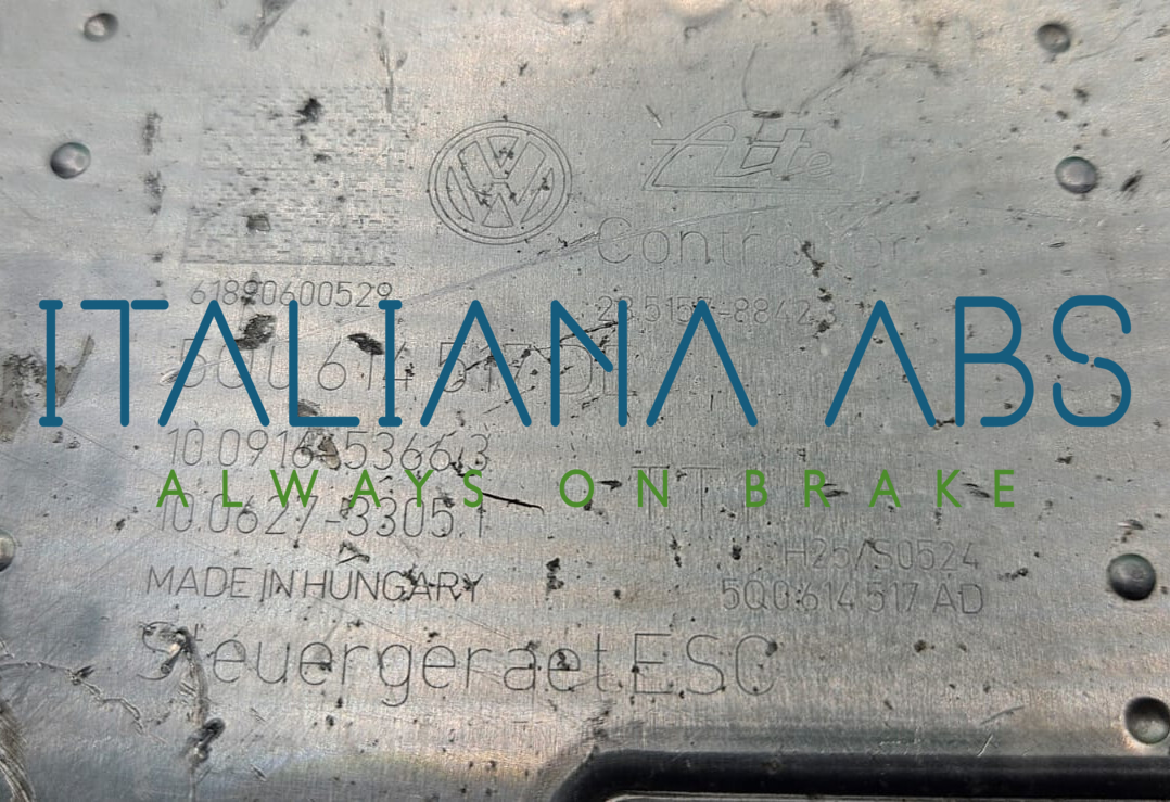 Centralina ABS VW, codici identificativi: 5Q0614517DE 10091653663 10022014134