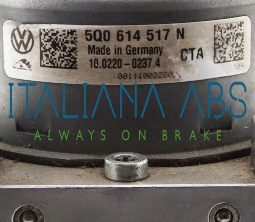Centralina ABS VW, codici identificativi: 5Q0614517N 5Q0907379P 10091543033